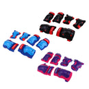 6 Pieces Kids Roller Skating Protective Gear Knee Elbow Wrist Pad Black S