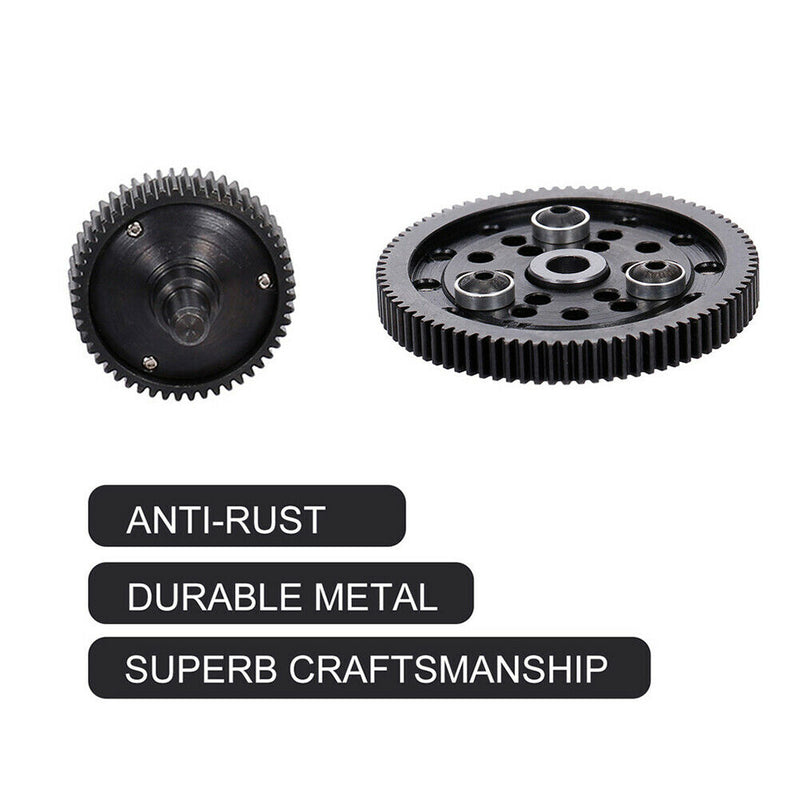 Gearbox Transmission Gears with Motor Gear for Axial SCX10 RC Crawler Car