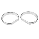 4pcs Dashboard Decoration Frame Auto Car Front Styling Cover for BMW E46