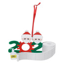 2020 Christmas Personalized Survived Family Masked DIY Blessing Pendants A