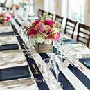 Table Runners Black and White Striped Serape Tablecloth for Wedding Party Decor