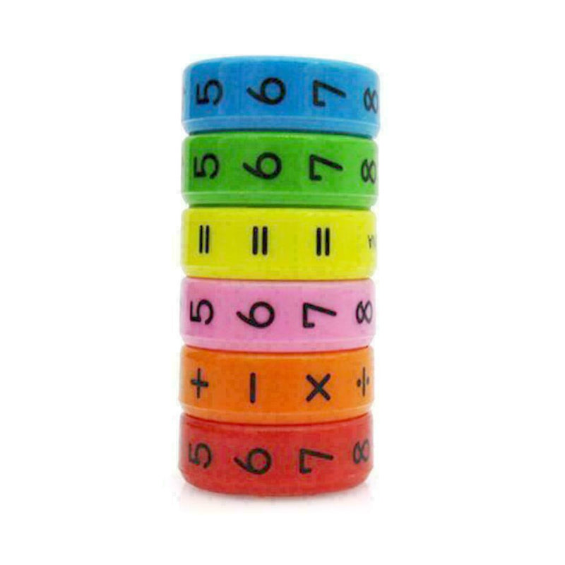 6pc Magnetic Children Preschool Montessori Educational For Children Plastic Z0C5