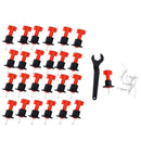 25Pcs/Set Level Wedges Tile Spacers For Flooring Wall Tile Leveling System