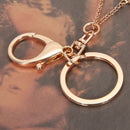Crystal Rhinestone Purse Keychain Keyring Key Ring Chain Bag Charm Pendant