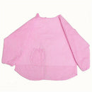 Baby Waterproof Long Sleeve Apron Overall Food Bib ï¼ˆPinkï¼‰
