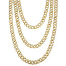 Sparkling Rhinestone Men's Hip Hop Necklace Jewelry Street Dance Rap Men's