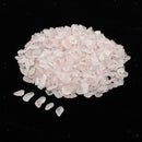 100g Pink Natural Quartz Crystal Stone Small Mineral Garden Decoration Craft
