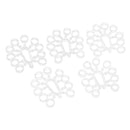 5pcs Pellets Bands Bait Elastic Bands Clear for Carp Match Fishing
