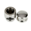 Tree of Life Heart Pattern Stainless Steel Waterproof Pet Cremation Urn