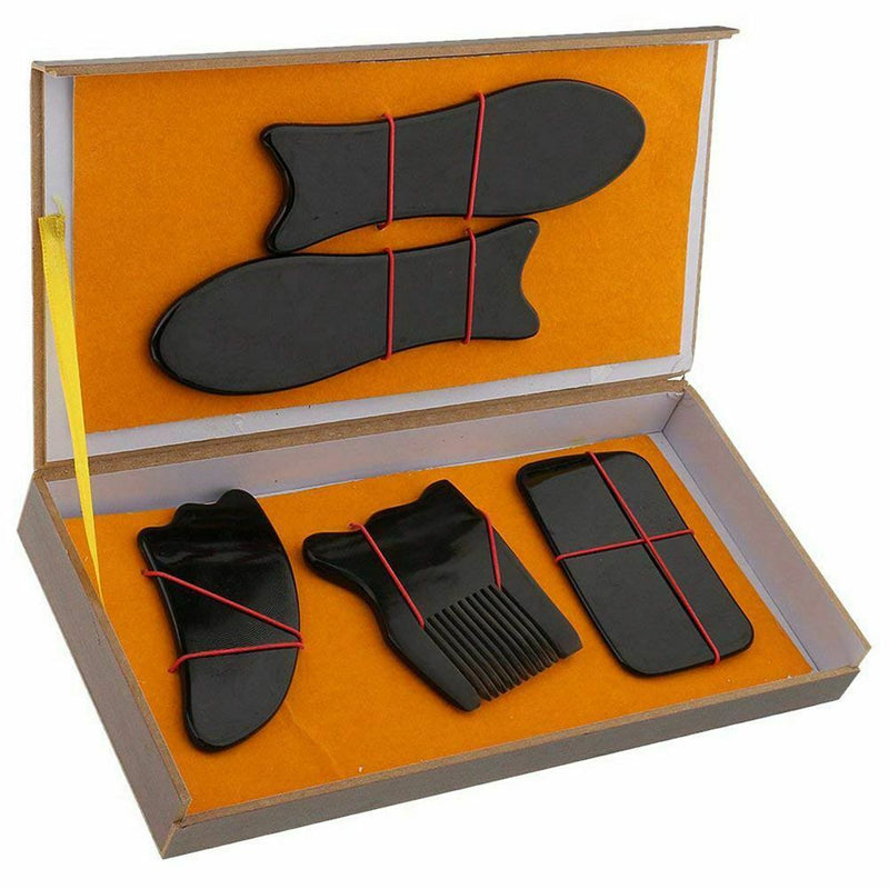 5pcs Full Body Massage Gua Sha Tools for Scratching Relaxing Release Neck S V7L5