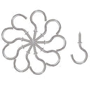 BH01111 Chrome Plated Mug Shouldered Cup Hooks, 25 mm (1 inch) - Pack of 20 E1W7