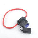 5 Pack 16 Gauge ATC In-Line Blade Fuse Holder 100% OFC Copper Wire + 1A - 40A