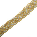 2 Rope curtain tiebacks - slender slinky rope cord drape hold backs fabric  O1H3