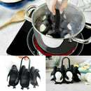Cute Penguin Shape Boiled Egg Holder Kitchen Refrigerator Eggs Storage Shelf DIY