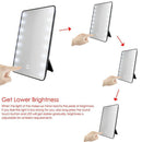 Makeup Mirror With 16 Leds Cosmetic Mirror With Press Dimmer Switch Battery E4H3