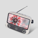 Retro Mini Bluetooth Speaker Mobile Phone Movies TV Holder Music Player Por
