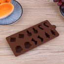 Christmas Silicone Cake Cookie Mold DIY Fondant Chocolate Baking Tool