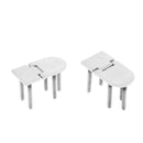 2 x Boat Marine Stainless Steel Door Hatch Hinge Concealed Fastener 5 Screws