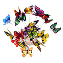 40X Butterfly Stakes Outdoor Yard Planter Flower Pot Garden Decor Yard Art HOT