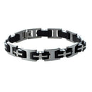12mm Men's Stainless Steel Bracelet Cross Bracelet Bangle TOP Z3C3