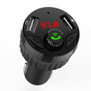BC05 LED Car Bluetooth 5.0 FM Transmitter Handsfree Kit MP3 Player USB Charger