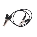 1Pair 40CM 5A Double Alligator Clip Clamp Test Booster Jumper Cable Red balck JR