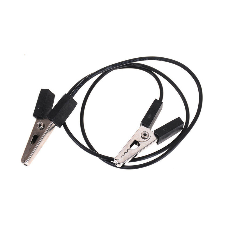 1Pair 40CM 5A Double Alligator Clip Clamp Test Booster Jumper Cable Red balck JR
