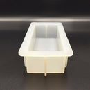 Silicone Rectangle 1.2L Mould Loaf Soap Mold Toast Baking Tool DIY