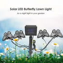 Solar LED Butterfly Lawn Light Outdoor Waterproof Garden Landscape Lamp