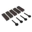 5pcs Ebony Violin Tuning Pegs Violin Making Materials