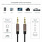 3.5mm Jack Audio Cable 1.2m Stereo Aux Plug Cables With Microphone Handsfre L4Q4