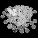 100 Boxed Coin Capsules Coin Case Transparent Color 18mm