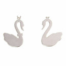1 Pair Magnetic Couple Goose Heart Designed Metal Keyring Chain for Lovers