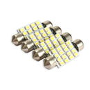 4PCS 39mm Bright White 16 3528-SMD Led Car Interior Festoon Bulb Light Lamp