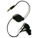 Retractable In-Ear Headphone Earphone Earbud Headset For Mobile Phone Durable