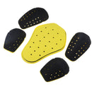2 Sets EVA Shoulder / Back / Elbow Protectors Insert Pads Kit Racing Armour