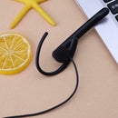 2 Pin Ear Bar Earpiece Mic PTT Headset for Kenwood BAOFENG TYT WOUXUN Radio
