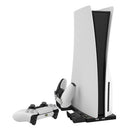 2 in 1 Game Console Vertical Stand for Sony PS5 Dual Controller Charger