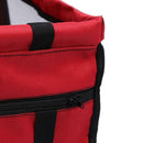 Pet Car Safety Seat Breathable Waterproof Cat Dog Travel Carrier Bag (Red) A