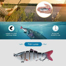 Fishing Lure 6 Segment Lifelike Fish Hooks Baits Swimbait Fishing Lures