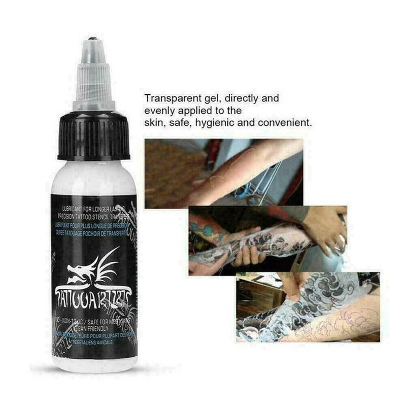 30ML Pro Tattoo Transfer Solution Gel Soap Cool Stencil Primer HOT Stuff Cr Y4J0