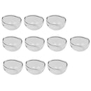 10 Clear Half Globe Glass Pendant Open Vial Bottle Charm DIY Ring Craft 25mm
