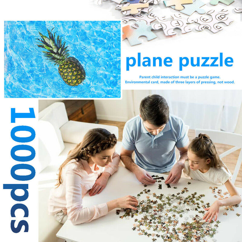 1000 Pieces Paper Jigsaw Puzzles Sea Pineapple Assembling Picture Kit Craft