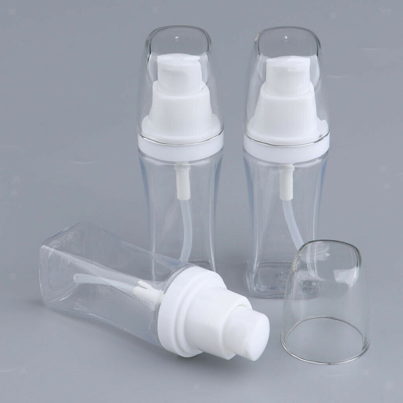 3pcs 40ml /1.35oz Pump Bottle Easy to Carry Lotion Bottles For Travel,Makeup
