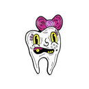 Funny Tooth Brooch Creative Badges Jacket Sweater Women Pin Gift (Style 2) A