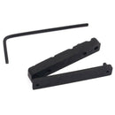 Adjustable Pom Nut Slotted for 4 Strings Bass Guitar Replacement Parts Blac T6Y8