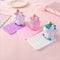 Anti-skid Phone Holder Rubber Cell Phone Stand Smartphone Dock White/Purple