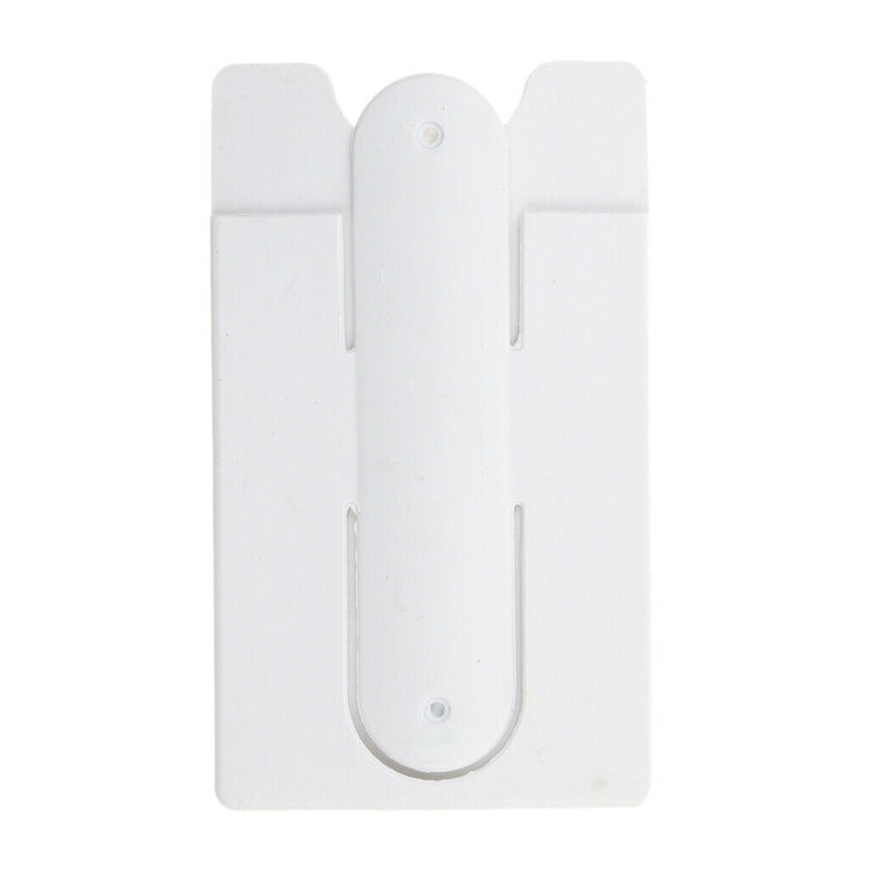6 x For Cell Phone Adhesive Silicone Back Credit Card Pouch Holder Stand
