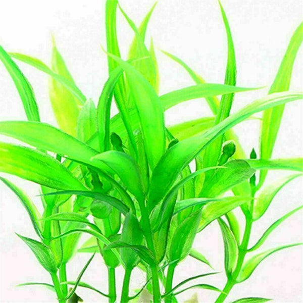 Aquarium Artificial Plant Fish Tank Aquatic Ornament Grass . Plastic Water R5O1