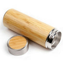 Creative Bamboo Cup Stainless Steel Insulated Water Bottle Coffee Insulatio